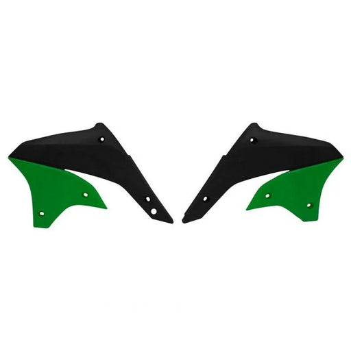 RADIATOR SHROUDS RTECH KAWASAKI KLX450R 07-16 BLACK GREEN - LX2001 - Homewares, Outdoor, Phone Accessories, Cases, Speakers, Headphones + More -