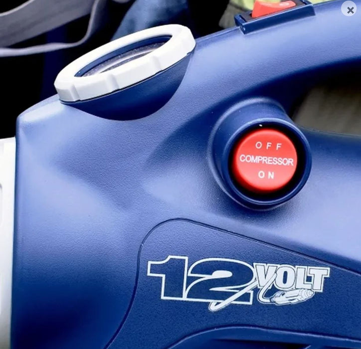 Campbell Hausfeld Air Compressor 12V Tyre Inflator with Light 150PSI Raft Nozzle AF010800