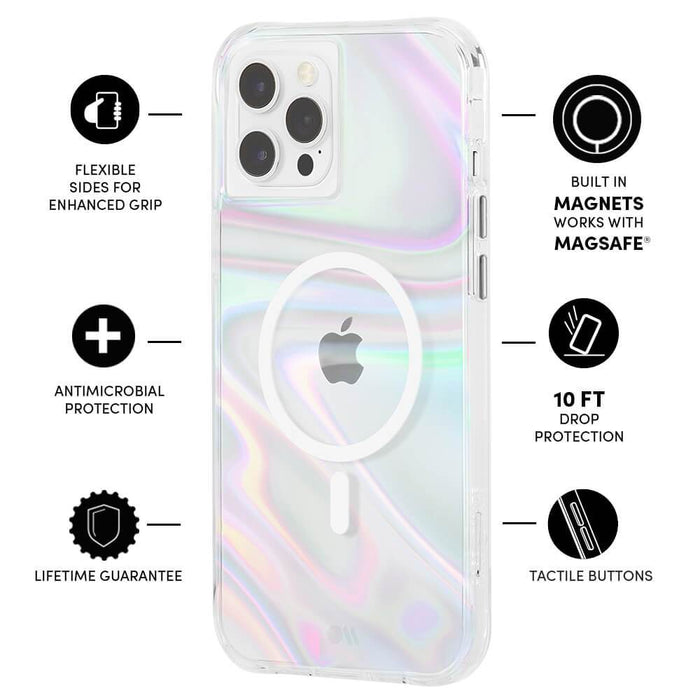 Casemate Apple iPhone 12 Pro Max 6.7" Case w/ MagSafe - Soap Bubble CM045426 840171702521