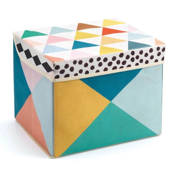 Djeco Toy Boxes - Geometry - LX2001 - Homewares, Outdoor, Phone Accessories, Cases, Speakers, Headphones + More -