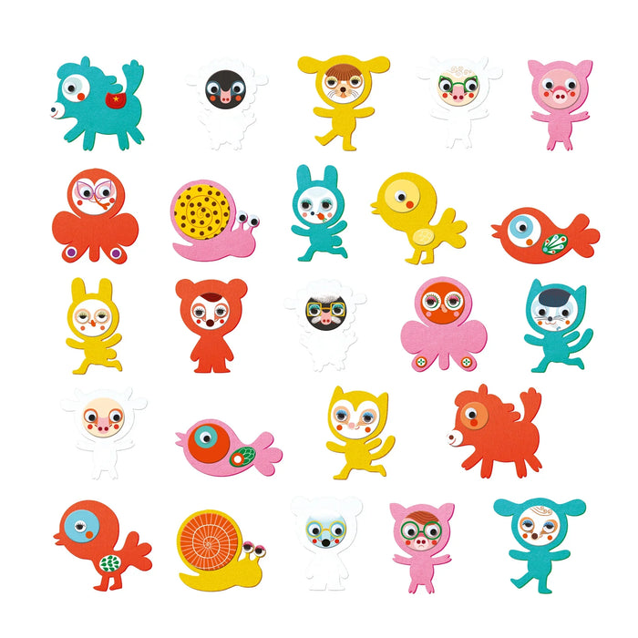 Create With Stickers - I Love Animals - LX2001 - Homewares, Outdoor, Phone Accessories, Cases, Speakers, Headphones + More -