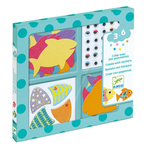 Create With Stickers - I Love Fish - LX2001 - Homewares, Outdoor, Phone Accessories, Cases, Speakers, Headphones + More -