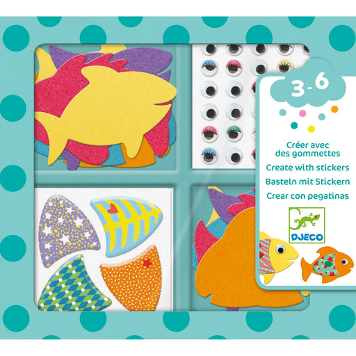 Create With Stickers - I Love Fish - LX2001 - Homewares, Outdoor, Phone Accessories, Cases, Speakers, Headphones + More -