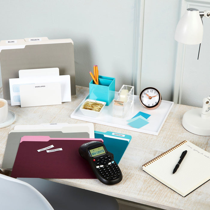 DYMO LetraTag 100H Handheld Label Maker, Black, with 13-character LCD Screen and - LX2001 - Homewares, Outdoor, Phone Accessories, Cases, Speakers, Headphones + More -