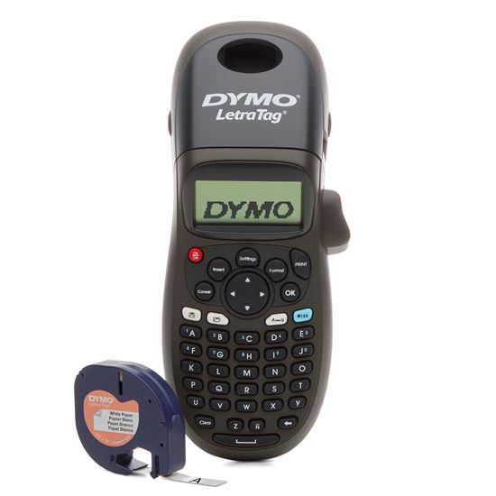 DYMO LetraTag 100H Handheld Label Maker, Black, with 13-character LCD Screen and - LX2001 - Homewares, Outdoor, Phone Accessories, Cases, Speakers, Headphones + More -
