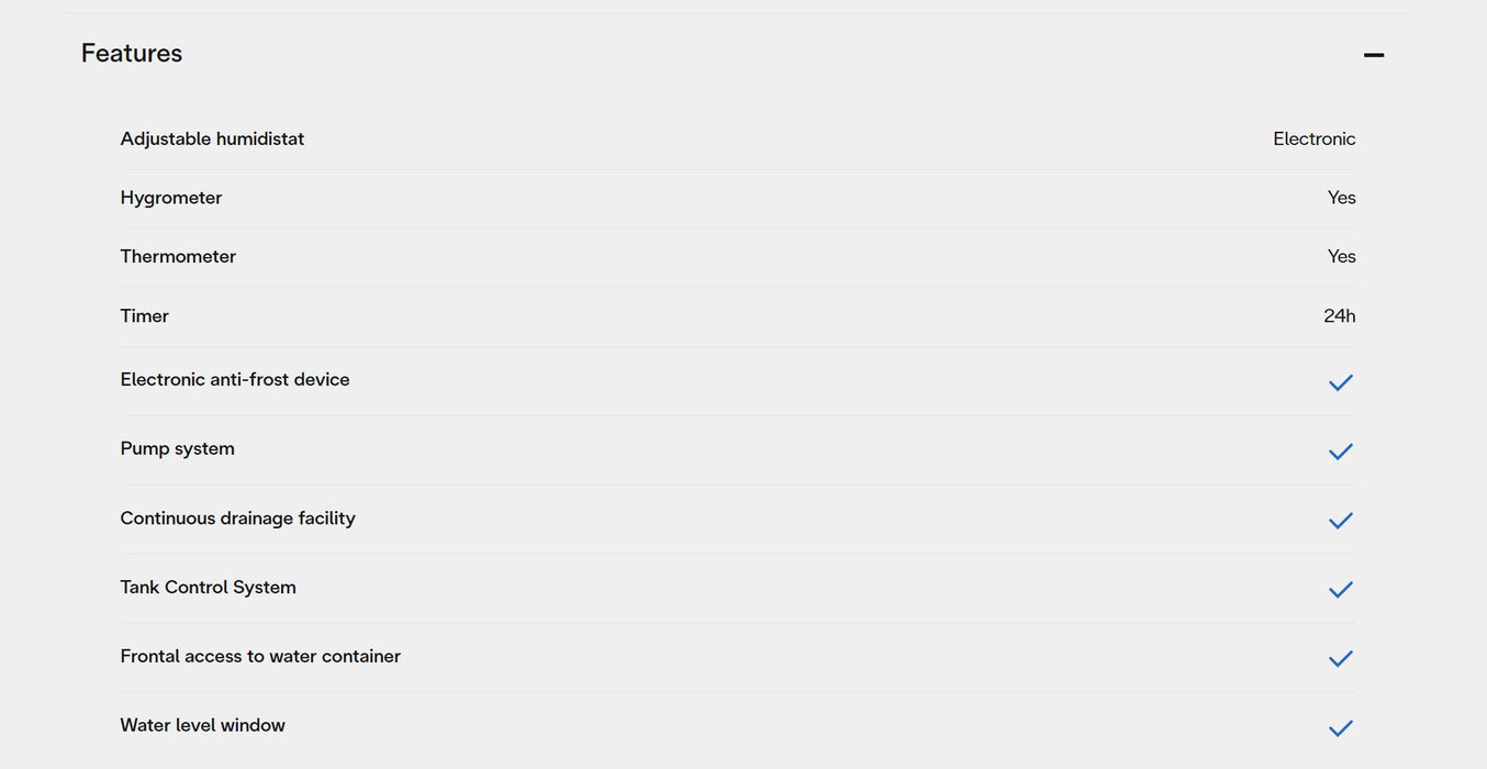 Dehumidifier DeLonghi De'Longhi AriaDry 30L Pump Dehumidifier