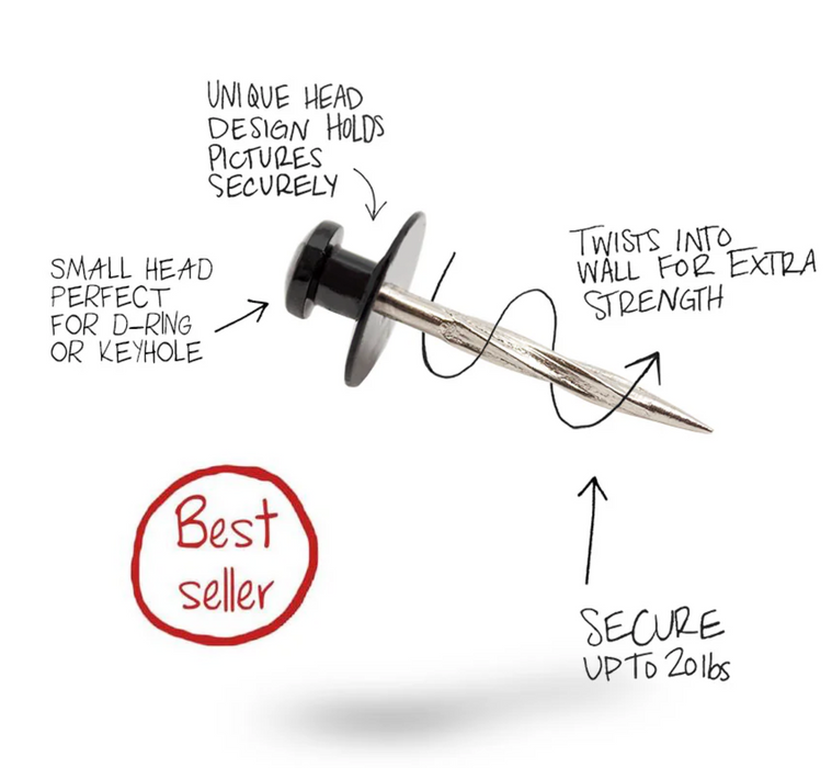 DecoScrews Under the Roof Decorating Picture Nail Deco Small 8pc