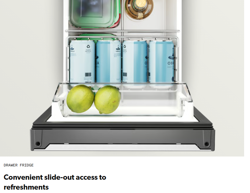Dometic NRXD 50S 44L Drawer Fridge - Stainless Steel