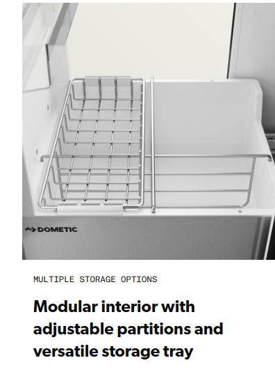 Dometic NRXD 50S 44L Drawer Fridge - Stainless Steel