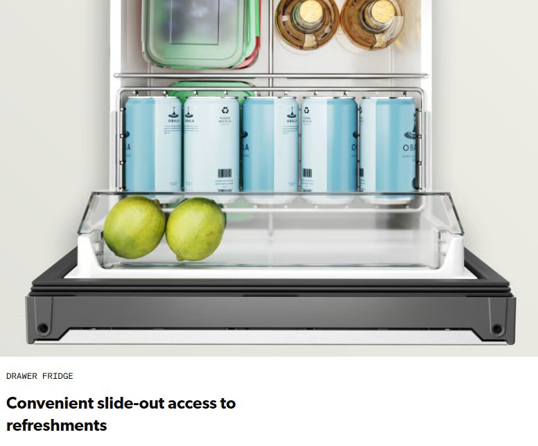 Dometic NRXD 60S 55L Drawer Fridge - Stainless Steel