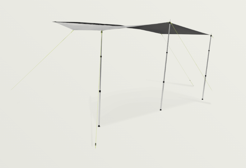 Dometic Solar Shade Inflatable Awning Roof Cover 260
