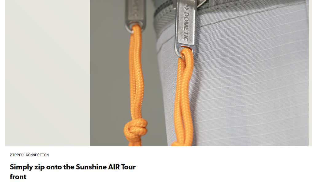 Dometic Sunshine AIR Tour 400 Front Panel