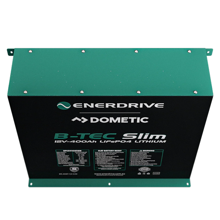 Enerdrive B-Tec 400Amp / 12V Lifepo4 Slim Metal Case Battery - LX2001 - Homewares, Outdoor, Phone Accessories, Cases, Speakers, Headphones + More -