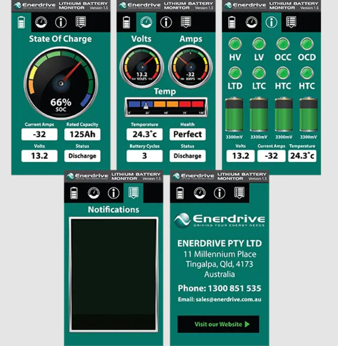 Enerdrive B-Tec 100Ah Lifepo4 Battery Gen2 - LX2001 - Homewares, Outdoor, Phone Accessories, Cases, Speakers, Headphones + More -