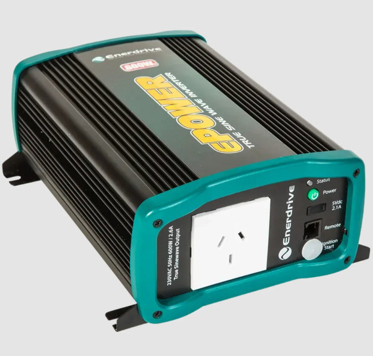 Enerdrive Epower 600W/12V Psw Inverter Gen2 - LX2001 - Homewares, Outdoor, Phone Accessories, Cases, Speakers, Headphones + More -