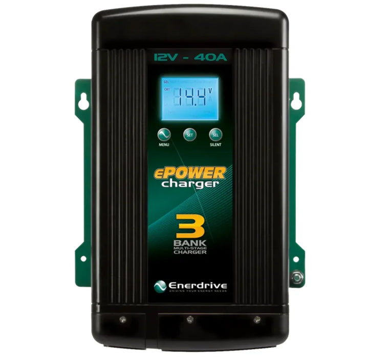 Enerdrive Epower Charger 12V/40A - LX2001 - Homewares, Outdoor, Phone Accessories, Cases, Speakers, Headphones + More -