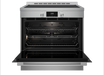 Euromaid 90cm Freestanding Oven with Ceramic Cooktop - Stainless Steel