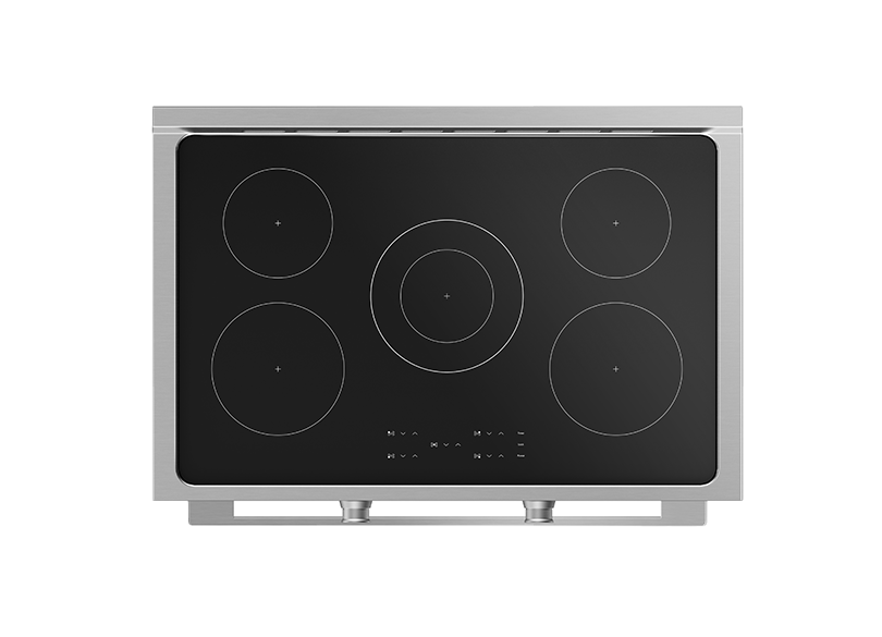 Euromaid 90cm Freestanding Oven with Ceramic Cooktop - Stainless Steel