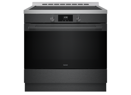 Euromaid 90cm Freestanding with Induction Cooktop - Dark Stainless Steel EFS9010AINDB