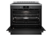 Euromaid 90cm Freestanding with Induction Cooktop - Dark Stainless Steel EFS9010AINDB