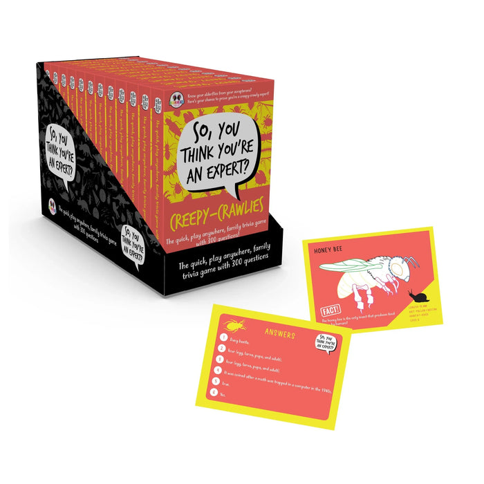 So You Think â€¦ Expert Creepy Crawlies - LX2001 - Homewares, Outdoor, Phone Accessories, Cases, Speakers, Headphones + More -