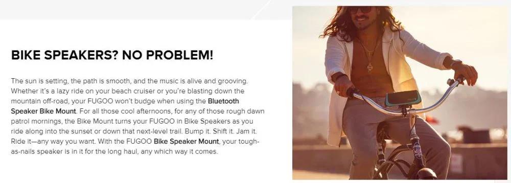 Fugoo Bike Mount F6ABM01 - LX2001 - Homewares, Outdoor, Phone Accessories, Cases, Speakers, Headphones + More -