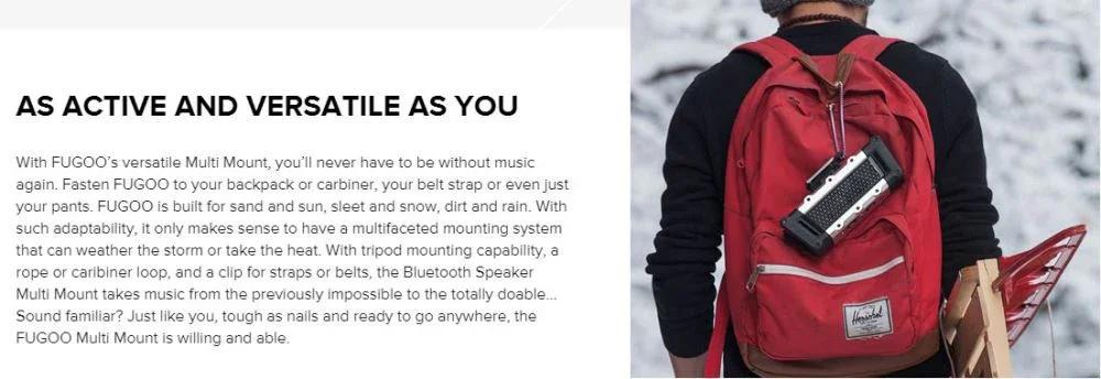 Fugoo Multi-Mount F6ACL01 - LX2001 - Homewares, Outdoor, Phone Accessories, Cases, Speakers, Headphones + More -