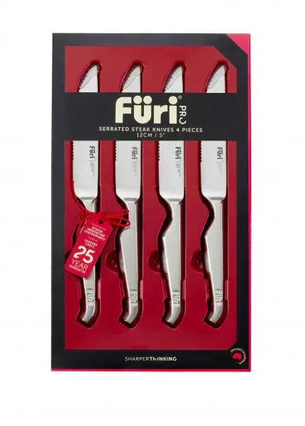 Furi Serrated Steak Knives 4 Piece Set - LX2001 - Homewares, Outdoor, Phone Accessories, Cases, Speakers, Headphones + More -