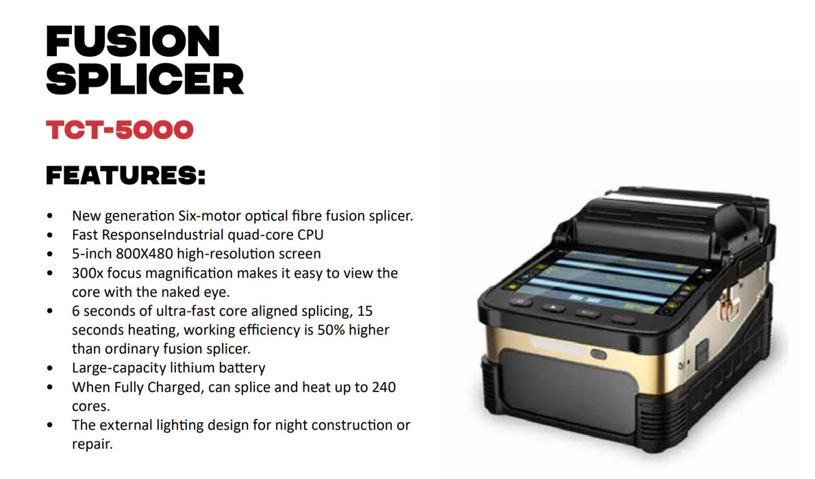 GOLDTOOL Advanced Fiber Optic Tool Kit. High Precision Fast Fusion Splicing. - LX2001 - Homewares, Outdoor, Phone Accessories, Cases, Speakers, Headphones + More -