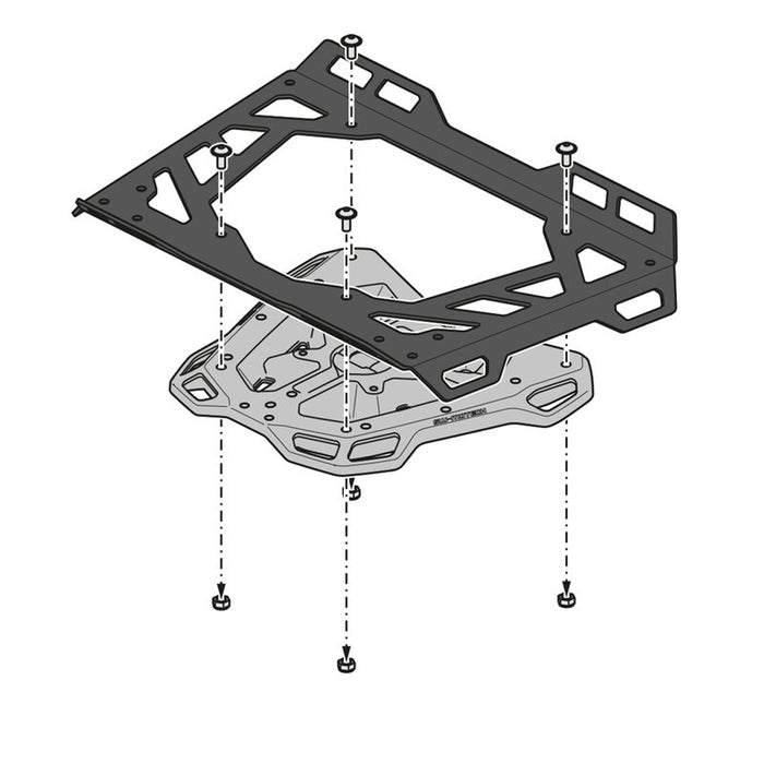 Rear Carrier Sw Motech Steel Rack Kawasaki Z900Rs 17-On