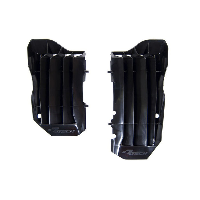 RADIATOR LOUVERS RTECH FULL COVERAGE &amp; STRONGER THAN STOCK LOUVER CRF450R CRF450RX 17-20 BLACK