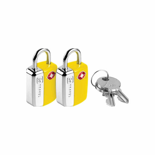 Go Travel Tsa Key Padlocks 2Pk (Yellow)
