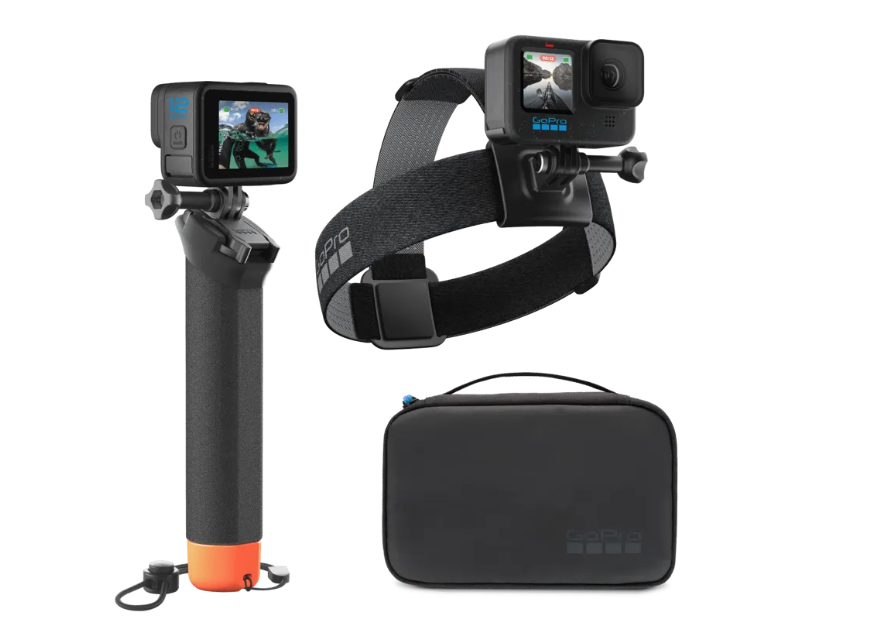 GoPro Adventure Kit - The Handler, Head Strap 2.0 + Compact Case
