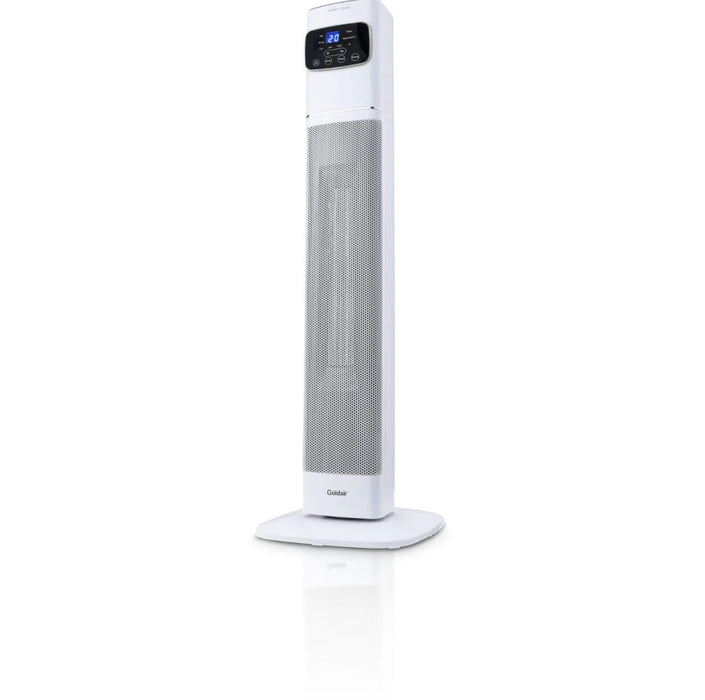 Goldair 2400W Ceramic Tower Heater with WiFi / Smart Home - White GCT330
