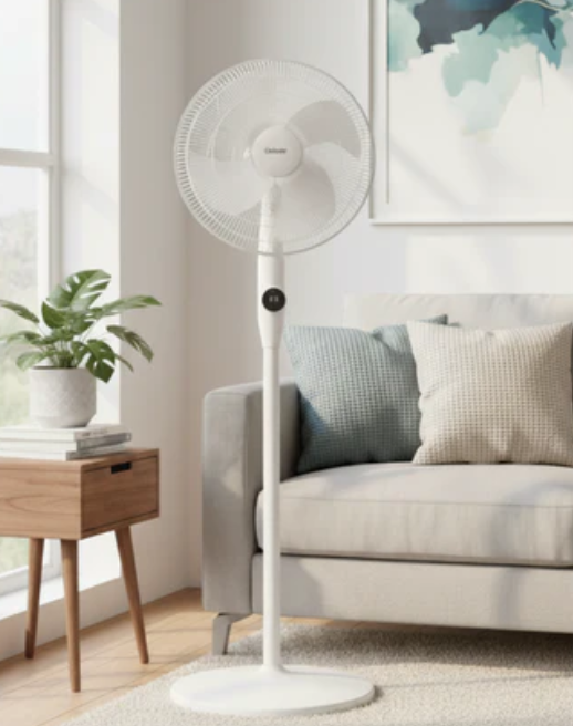 Goldair 40cm Whisper Quiet Pedestal Fan w/ WiFi - LX2001 - Homewares, Outdoor, Phone Accessories, Cases, Speakers, Headphones + More -