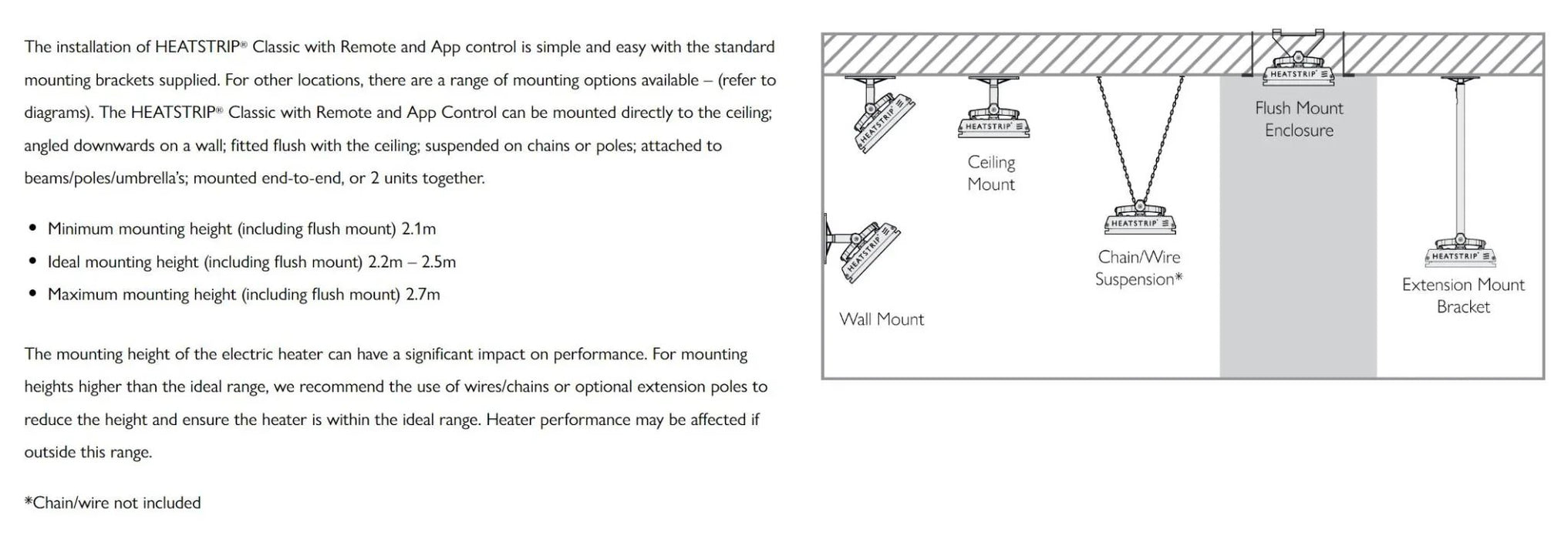 Heatstrip Classic Electric Radiant Outdoor Outside Heater 3200W + Remote - Black THH3200AA - LX2001 - Homewares, Outdoor, Phone Accessories, Cases, Speakers, Headphones + More -