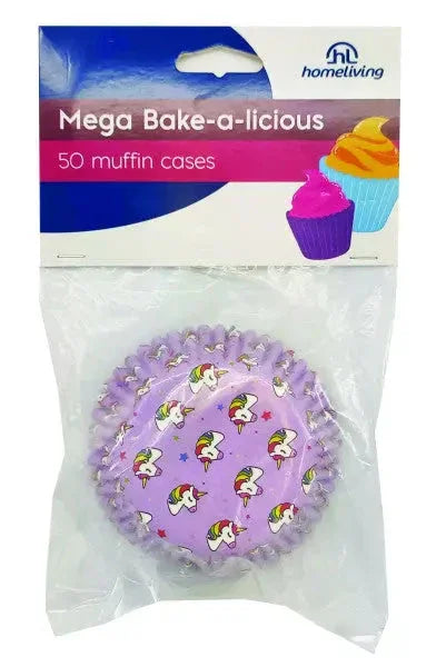 Homeliving Muffin Case Large Pack 50 - LX2001 - Homewares, Outdoor, Phone Accessories, Cases, Speakers, Headphones + More -