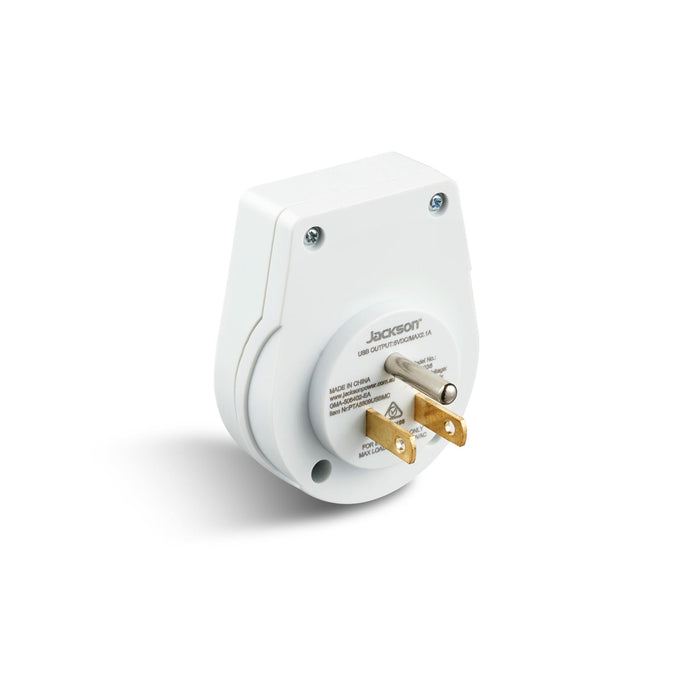 JACKSON Slim Outbound Travel Adaptor For Use In USA/Canada
