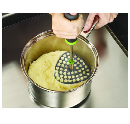 Joseph Joseph Delta Folding Masher - Grey / Green