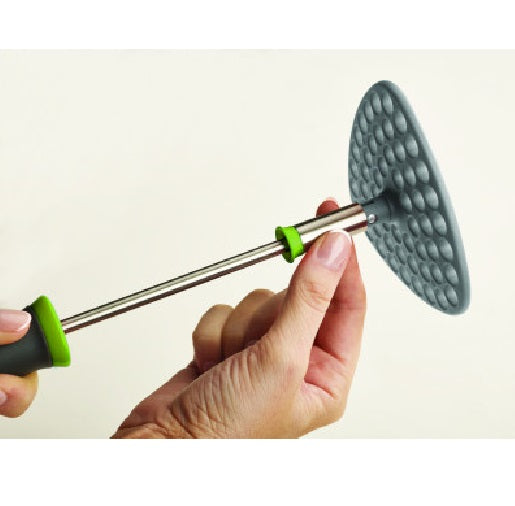 Joseph Joseph Delta Folding Masher - Grey / Green
