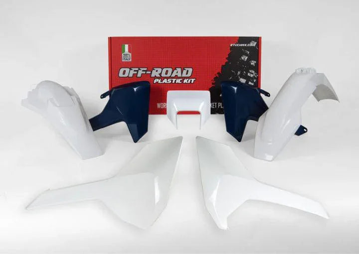 Plastics Kit Rtech 5 Piece White Blue Husqvarna Fe Te Tx 17-19 - LX2001 - Homewares, Outdoor, Phone Accessories, Cases, Speakers, Headphones + More -