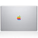 Koosh Retro Apple logo Macbook Decal