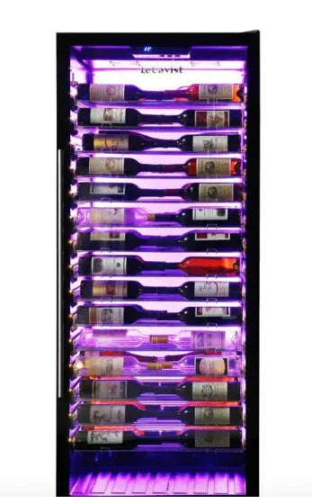 LeCavist 195 Bottle Professional Black Wine Cabinet Fridge - LX2001 - Homewares, Outdoor, Phone Accessories, Cases, Speakers, Headphones + More -