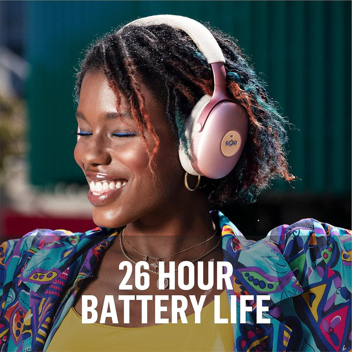 MARLEY Positive Vibration XL ANC Wireless Over-Ear Noise-Cancelling Headphones