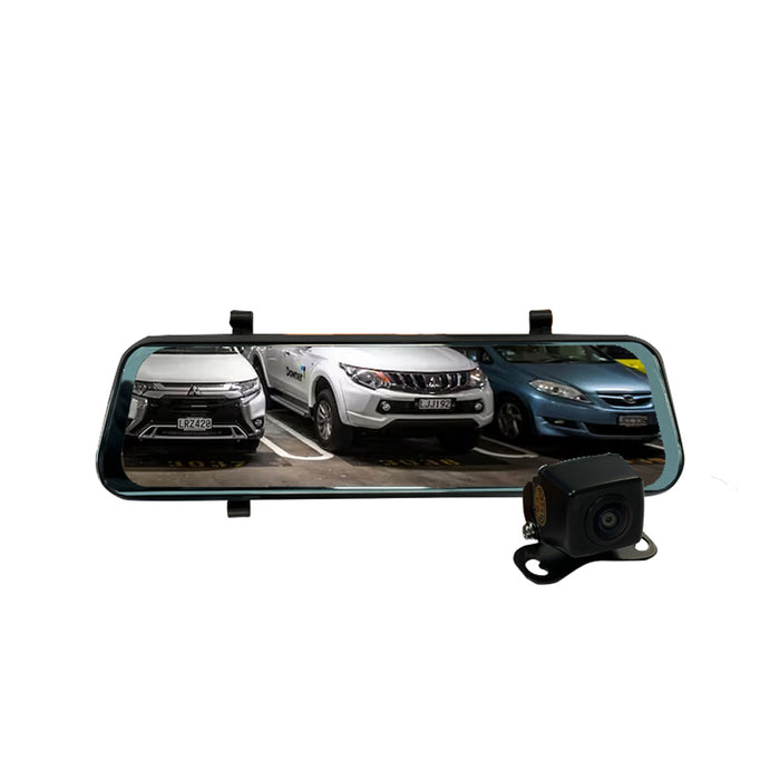 Mongoose 9.6" Clip On Mirror - Ahd - Mirror Monitor And Camera Kit