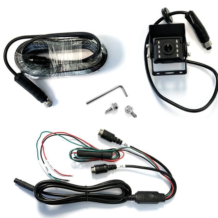 Mongoose 9.6" Clip On Mirror - Ahd - Mirror Monitor And Commercial Camera Kit