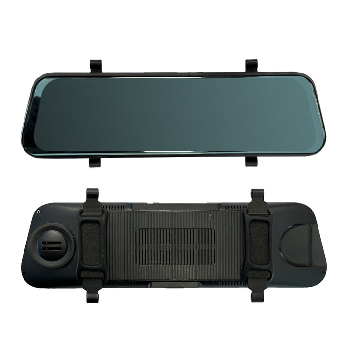 Mongoose 9.6" Clip On Mirror - Ahd - Mirror Monitor And Commercial Camera Kit