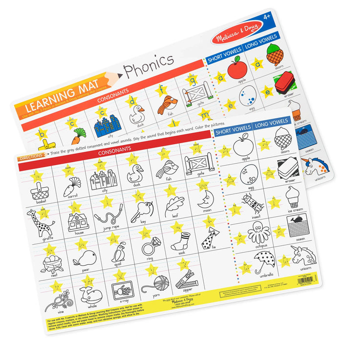 Phonics Write-A-Mat (Bundle of 6) - LX2001 - Homewares, Outdoor, Phone Accessories, Cases, Speakers, Headphones + More -