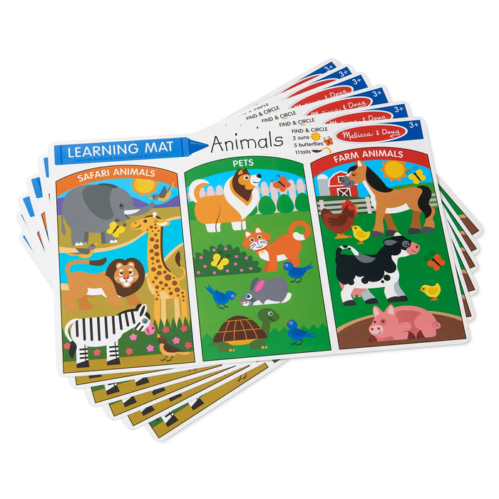 Animals Learning Mat (Bundle of 6) - LX2001 - Homewares, Outdoor, Phone Accessories, Cases, Speakers, Headphones + More -