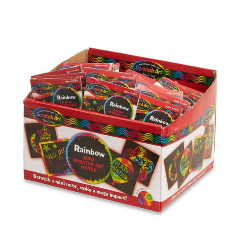 Rainbow Mini Scratch Art Notes (in Display) - LX2001 - Homewares, Outdoor, Phone Accessories, Cases, Speakers, Headphones + More -